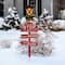 Glitzhome® 3.5ft. LED Christmas Yard Stake with Timer